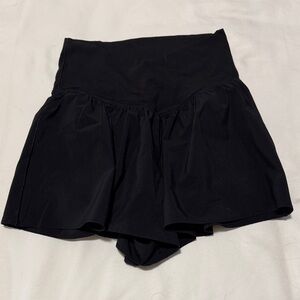 Black Offline by Aerie Women's Active Skort Shorts